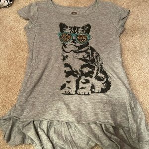 Girls Size 7/8 High Low Tee
